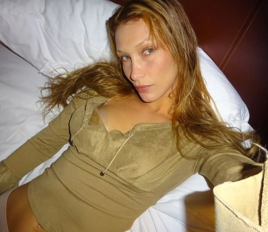 bella hadid blond