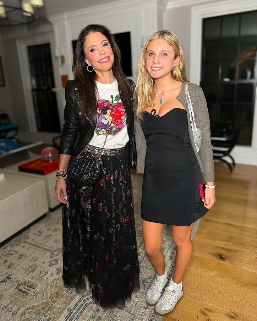 Bethenny Frankel and daughter via Instagram in May 2025