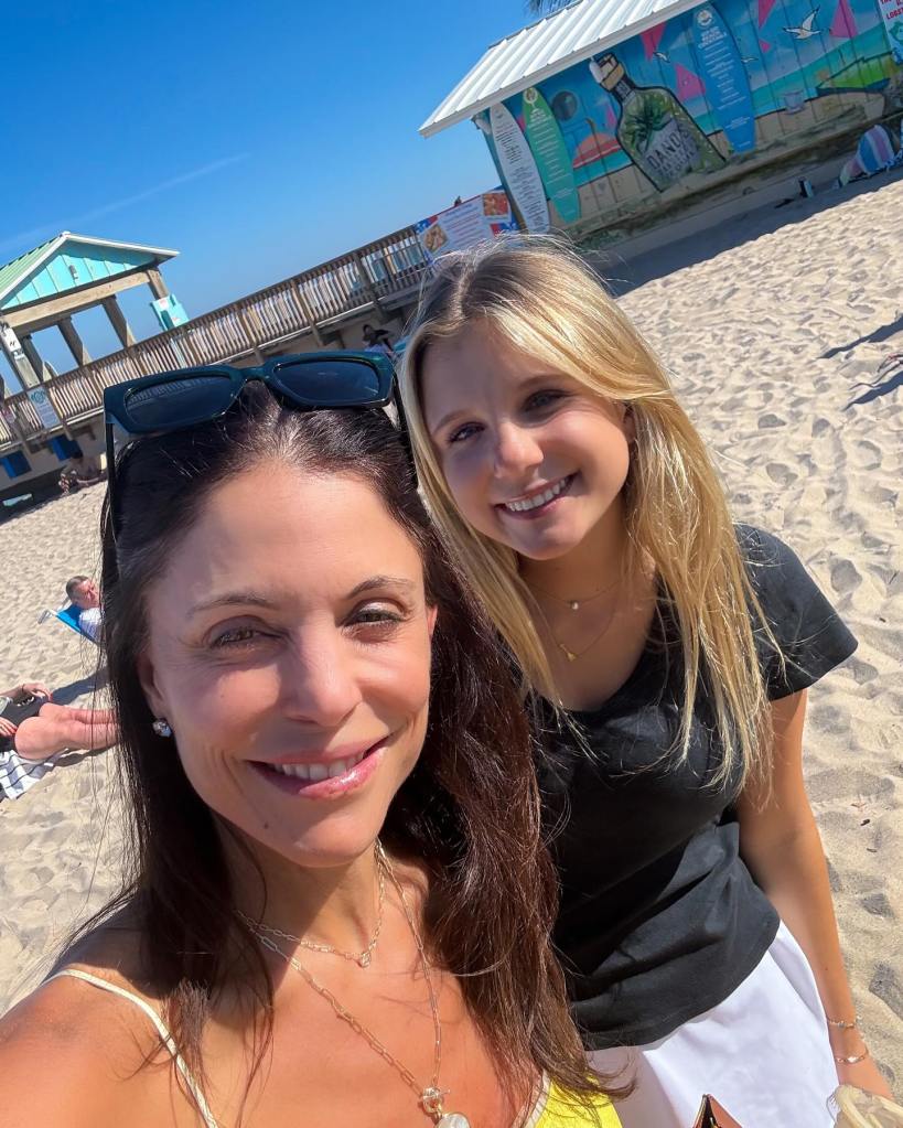 Bethenny Frankel and daughter via Instagram in March 2025